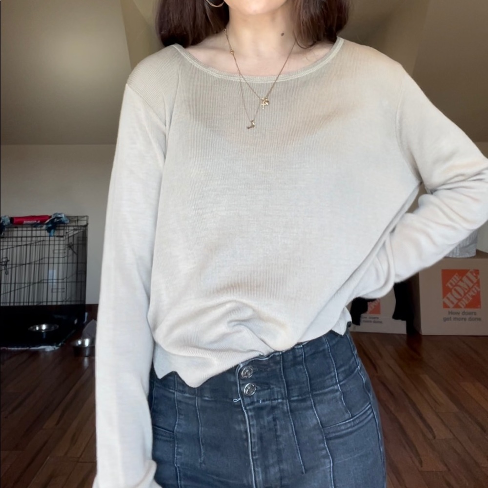 Alya cream long sleeve